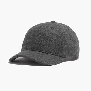 Madewell Women's Gray Wool-Blend Baseball Cap